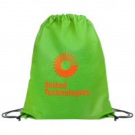 14.5 x 17.5 Eco-Friendly 80GSM Non-Woven Drawstring Backpack
