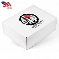 Screen Printed Corrugated Box Large 11x9x4 For Mailers, Gifting And Kits (White Box Print, 1/0, Matte)