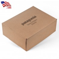 Screen Printed Corrugated Box Large 11x9x4 For Mailers, Gifting And Kits (Kraft Paper Box Print, 1/0, Matte)