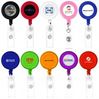 Round Retractable Badge Holder