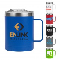 16 oz. Powder Coated Campfire Mug Copper Lining