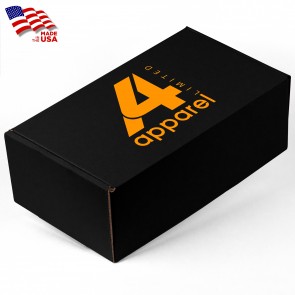 Screen Printed Corrugated Box Medium 11x6.5x4 For Mailers, Gifting And Kits (Black Box Print, 1/0, Matte)