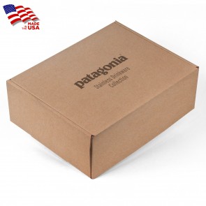 Screen Printed Corrugated Box Large 11x9x4 For Mailers, Gifting And Kits (Kraft Paper Box Print, 1/0, Matte)