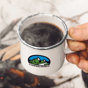 The Stainless Steel 12oz. Enamel Campfire Mug