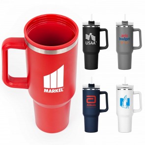 Hippo Lite Mug & Straw Lid with Twist Closure | 40 oz.